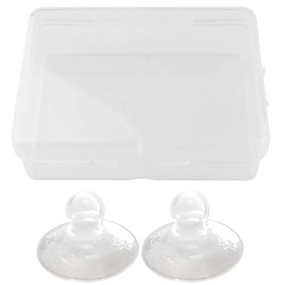 Artibetter 2 Pz Correttore per Capezzoli Silicone Ventosa Trazione Ventosa Copertura Allattamento Al Seno Raddrizzatore Scudo con Scatola per Capezzol