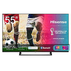 Hisense 55AE7210F, Smart TV LED Ultra HD 4K 55", Single Stand, HDR 10+, Dolby DTS, con Alexa integrata, Tuner DVB-T2/S2 HEVC Main10 [Esclusiva Amazon  precio