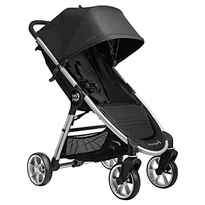 BABY JOGGER Passeggino City Mini2 4ruote, Leggero, Chiusura Una Mano, 0-22 Kg, Opulent Black