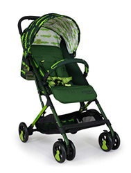 Cosatto Woosh 2 Pushchair – Ultra Lightweight Stroller from Birth to 25Kg - One Hand Easy Fold, Compact, Crocodile Smiles características