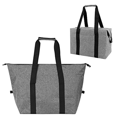 ADDLIVE Borsa Termica Pieghevole Grande 20 Litri, Borsa Da Picnic Portatile, Cestino Della Spesa Stoffa Termica Isolante, Per Campeggio, Shopping, Può