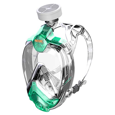 SEAC Libera MED, Dispositivo di Protezione Individuale per Le Vie Respiratorie e Gli Occhi, con Filtro P3 Intercambiabile, Verde, L/XL