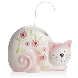 MONTEMAGGI Umidificatore da Termosifone in Ceramica, Evaporatore d'Acqua Decorato Gatto Rosa 19x5x13 precio