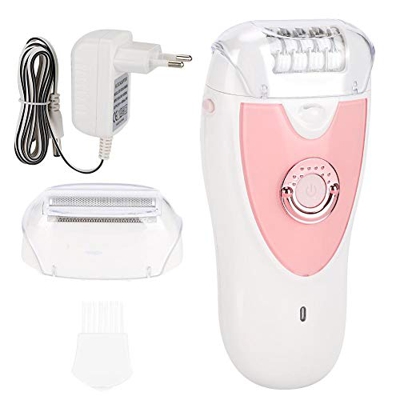 Epilatore per donna, rasoio elettrico per capelli da donna 2 in 1, rasoio e rifinitore per donna, adatto per viso, braccio, ascella, area bikini, gamb