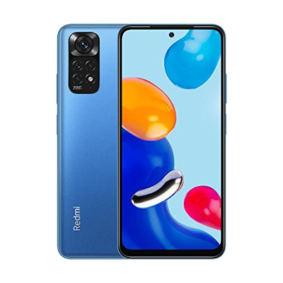 Xiaomi Redmi Note 11 - Smartphone 4GB + 128GB, 6.43" FHD+ DotDisplay, Snapdragon 680, Quad Camera 50 MP, Dual SIM (Twilight Blue)