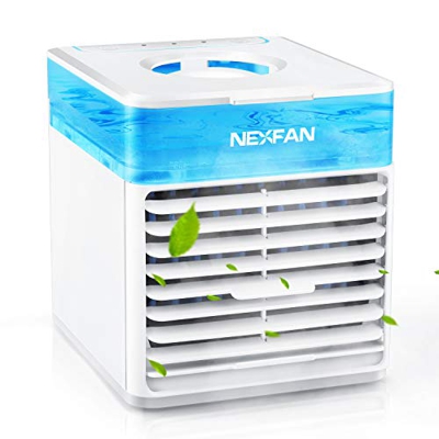 Condizionatore Portatile ,Raffreddatore D'aria Climatizzatore 3 in 1 Raffrescatore Evaporativo Umidificatore Purificatore Air Cooler con 3 Velocità 7 