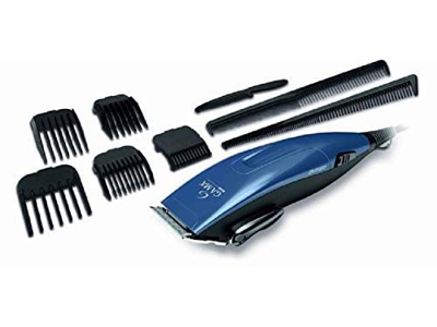 Gama Italy Professional GM562.13 Tagliacapelli Multiaccesoriato, Motore Magnetico, Funzionamento a Rete, Taglio da 3 a 20mm