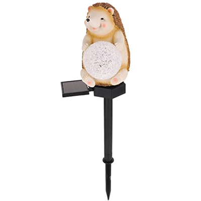 Uonlytech Solar Hedgehog Decoration Lights Outdoor Solar Garden Lights LED Luci di Puntata Impermeabile per Giardino Patio Yard Prato Walkway Decorazi