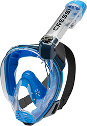 Cressi Knight Full Face Mask - Maschera Integrale con Comodo Facciale per Snorkeling - Disponibile in due Taglie, Blu/Azzurro, M/L características