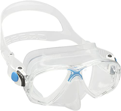 Cressi Marea, Maschera Subacquea a Due Vetri Separati per Immersioni, Apnea e Snorkeling Unisex – Adulto, Trasparente/Blu en oferta