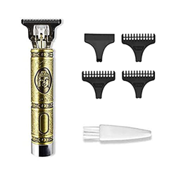 LELYFIT Rasoio elettrico per capelli professionale, per uomo, ricaricabile tramite USB, per barba, da uomo, beauty Tool (oro) características
