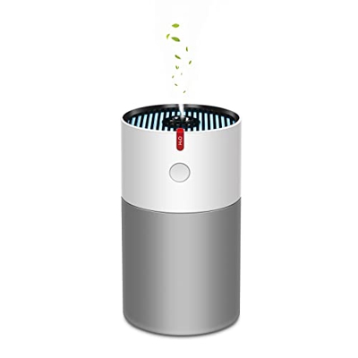 Mini umidificatore, umidificatori da tavolo portatili da 220 ml, luci notturne a LED a 7 colori, 2 modalità di nebulizzazione, umidificatore silenzios