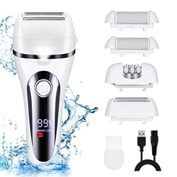 ACWOO Epilatore Elettrico Wet&Dry, 4 in 1 Multifunzione Pedicure Elettrico Professionale, Depilatore Donna Epilatore, Idea Regalo, Potente Levigatore  características