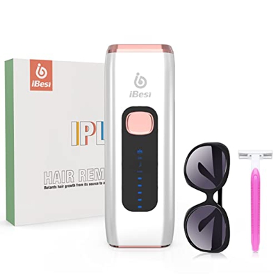 Epilatore Luce Pulsata 999,999 Flashs Professionale, IPL Laser Peli Depilatore Definitivo Donna Uomo Permanente Indolore, Livello 5 Energia, Depilazio