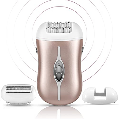 ElectriBrite - Epilatore da donna senza fili per la rimozione dei peli di lunga durata, con 3 accessori per gambe e aree sensibili Epilazione e rasatu