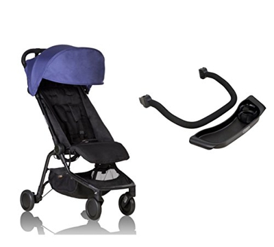 Mountain Buggy Nano V2 - Passeggino nautico + archetto frontale + vassoio - borsa da viaggio