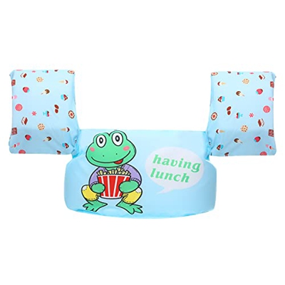 HeySplash Braccioli Gonfiabili, Canottiera per Piscina Giacca di Sicurezza per Piscina Galleggiante per Nuoto Accessori per Bambini con Motivo Cartone