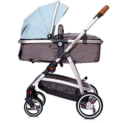 Lalalux Carrozzina Neonato Universale Babyboomer - Passeggino Leggero Multifunzionale Completo - Con Borsa Passeggino, Parapioggia e Altro – Passeggin