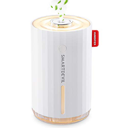 SmartDevil Umidificatore(No Batteria),Mini Umidificatore a Ultrasuoni,Auto spegnimento Senza Acqua e 2 modalità nebulizzazione Regolabile, Super Silen características