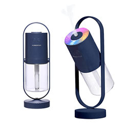 Suewidfay Umidificatori 200 Ml Per La Casa, Umidificatore A Nebbia Fine Nano Con Luce Notturna, Umidificatori Usb Silenziosissimi, Spegnimento Automat características