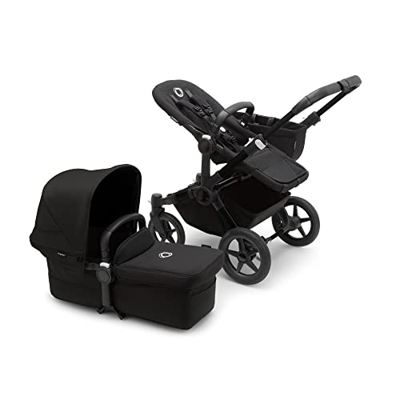 Bugaboo Donkey 5 Mono, Convertibile in un Passeggino Doppio Affiancato, Design Migliorato, Seduta Reversibile, Guida a una Mano e Archiviazione Espand