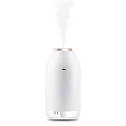 Umidificatore Aria Portatile USB Fanximan, Mini Umidificatore Nebbia Fredda Con Luce Notturna, 26db Silenzioso (270ml Bianco) precio