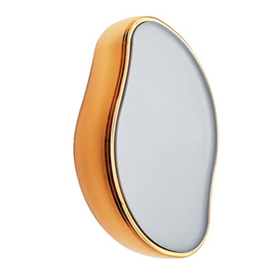 Settoo Epilatore Esfoliante Indolore, Epilatore Portatile Depilazione Delicata con Gomma per Capelli in Cristallo, Dispositivo di Depilazione per Donn