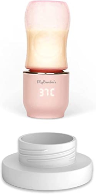 MyBambini's Bottle Warmer Pro™ and Adapter for Comotomo, Haakaa, Olababy, Boon, Pink