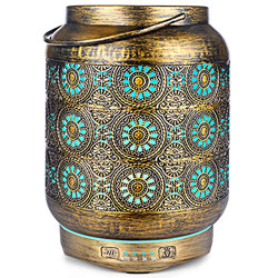 SALUBRITO Diffusore di Oli Essenziali, 260ml Metallo Diffusore di Aromi, Ultrasuoni Aromaterapia Diffusore con 7 Colori LED Luce Notturna, Diffusore p en oferta