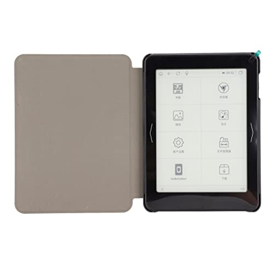 Lazmin112 EReader, 6in 1448x1072 Risoluzione E Ink Screen EBook Reader, Lettore PDF Dispositivo di Lettura Elettronico, con Custodia Protettiva, per A