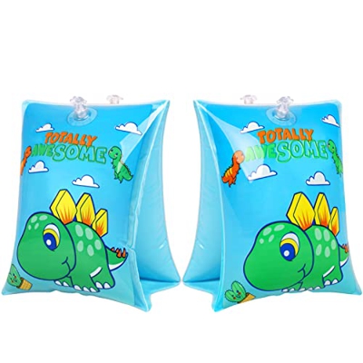 Luchild Bambini Acquatici Gonfiabili Dinosauro Aquatics Aiuto Nuoto per Bambini per 2-6 Anni - Confezione da 2