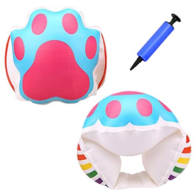 Jooheli Bracciali Gonfiabile, Braccioli da Nuoto, Braccioli di Sicurezza per Bambini, Bracciali da Nuoto Gonfiabili con Valvola Gonfiabile per Imparar