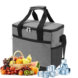 Yideng 15L Borsa Termica, Borsa Pranzo con Tracolla Grande Borse Porta Frigo Isoterma per Alimenti Mantenere Caldo o Freddo Borsa Termica Pieghevole p en oferta