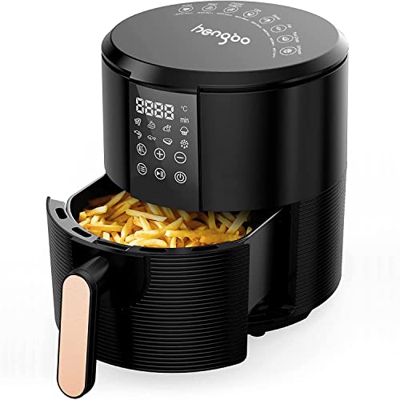 Friggitrice Ad Aria Friggitrice Senza Olio 3 Litri, Air Fryer con Touchscreen Digitale a LED, 8 Programmi, Tempo e Temperatura Regolabili, Senza BPA, 