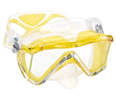 Mares 411040, Maschera in Silicone Unisex – Adulto, Giallo Chiaro Y, Taglia Unica
