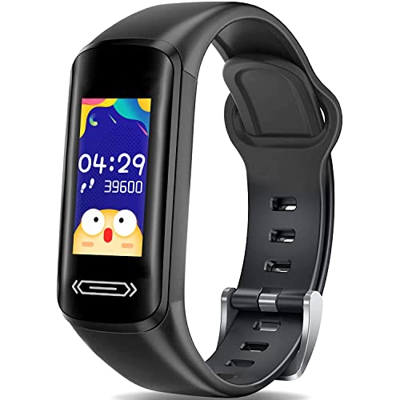 Smartwatch Bambini, Orologio Fitness Tracker Bambino Bambina con Tracciamento Sport Impermeabile Polso Cardiofrequenzimetro Pedometro Activity Eserciz