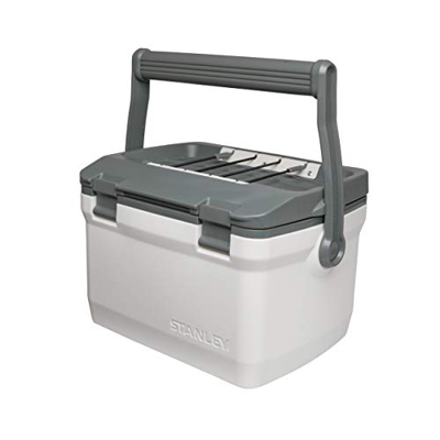 Stanley Adventure Outdoor Cooler 6,6L Polar White – Isolamento con schiuma a doppia parete - Senza BPA - Frigo portatile - Frigo da campeggio robusto 