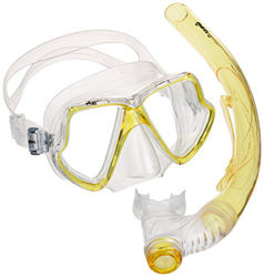 Mares 411769, Set Maschera e Snorkel Unisex – Adulto, Riflesso Giallo, Taglia Unica precio