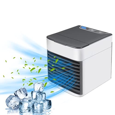 Bizcasa Mini Condizionatore Portatile, Mini Raffreddatore D'aria, Personale Air Condizionatori Cooler Ventilatore,Raffreddatore d'aria Evaporativo,Min