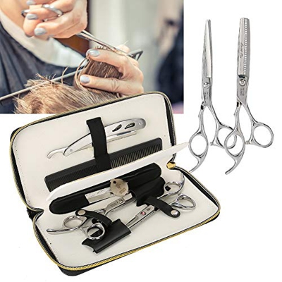 Tagliacapelli Uomo Professionale, Forbici Parrucchiere Professionali, Set di Attrezzi Da Barbiere 8 in 1, per Taglio di Capelli Da Fai Da Te/Casa/Barb