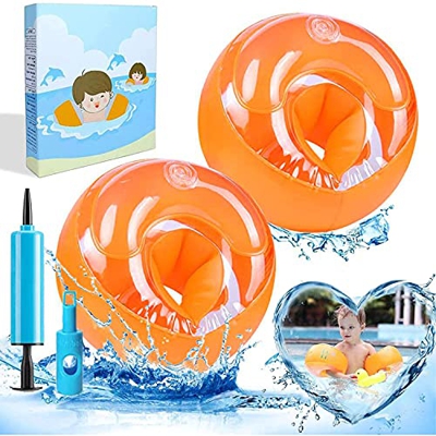 Braccioli Bambini - Anello di Nuoto Galleggiante per Bambini e Adulti - Swim Braccioli per Circonferenza del Braccio 21-23 cm - Adatto a Bambini e Neo
