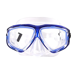 nadamuSun Maschera Subacquea NEARSIGHTED Miopia Myopic Scuba Dive Snorkel Lenti ottiche Personalizzate Personalizzate-BlueWhite (BlueWhite, -2.5) en oferta