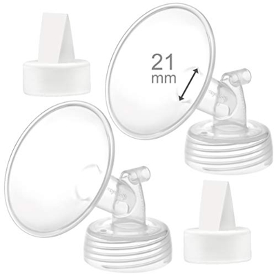 Maymom Flangia Da 21 Mm E Valvola A Becco D'Anatra Compatibile Con Spectra S1 Spectra S2 Spectra 9 Plus Non Originali Parti Della Pompa Spectra 20Mm