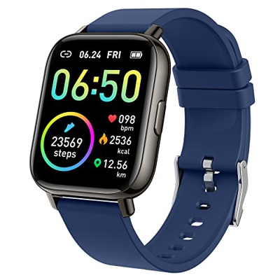 Smartwatch, Orologio Fitness Uomo Donna 1,69'' Touch Schermo Smart Watch con Contapassi/Cardiofrequenzimetro/Cronometro, Sportivo Fitness Tracker Impe