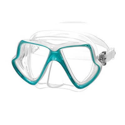 Mares 411238, Maschera in Silicone Unisex – Adulto, Acqua Bianca Chiaro, Taglia Unica