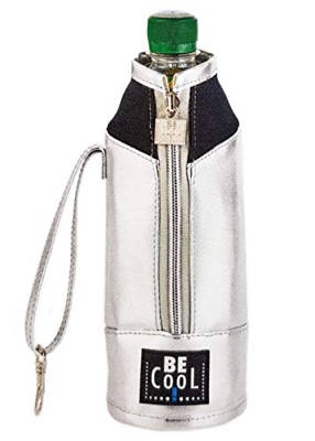 Be Cool Borsa refrigerante per bottiglie, in argento, 0,5 l