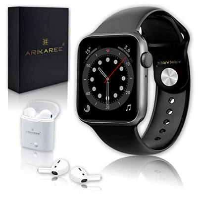 Smartwatch Uomo Donna Orologio Digitale 2in 1 Con Auricolari Cuffie Bluetooth Wireless App Fitness Contapassi Cardiofrequenzimetro Da Polso Chiamate E