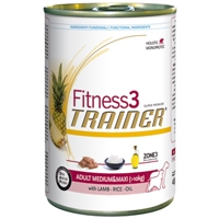 Trainer Fitness3 Adult Medium/Maxi 400 gr: PUPPY/Junior Pesce e Riso