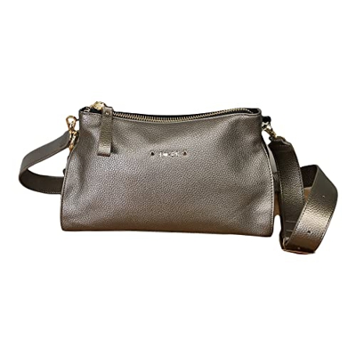 L'Atelier du sac Borsa donna sacca da spalla CON tracolla lu Chiusa da zip DEBBY (Bronzo)