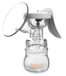 Tenscare Tiralatte manuale Nouri in silicone per allattamento al seno, Portatile per la raccolta e conservazione del latte materno en oferta